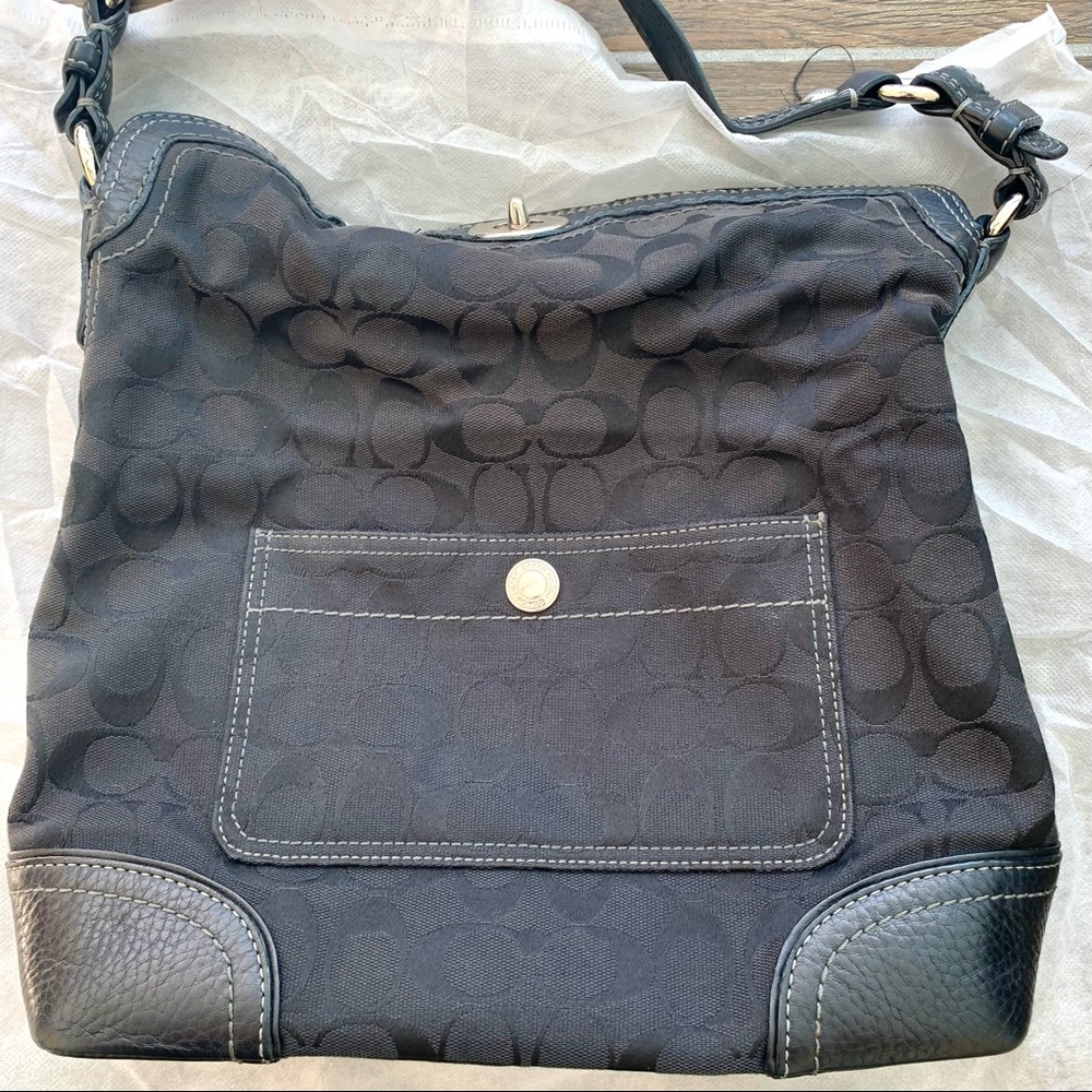 Black Coach Shoulder Bag